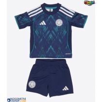 Otroški Nogometni dresi Leicester City Issahaku Fatawu #7 Gostujoči 2025-26 Kratek Rokav (+ Kratke hlače)